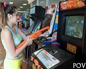 Does Barely Legal Teen's Tight Cunt in Socks Handle Rough Pounding?