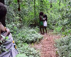 Big tits ebony lesbians ignite after massage for sloppy tribbing sex