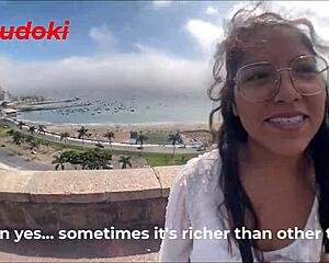 damn peruvian milf confesses she loves recording while monster cock pounds her outdoors hard!