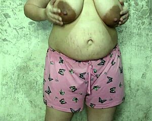 Married bbw bride cheats bareback hairy pussy creampie from stranger big cock