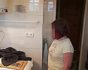 Sexy mature wife fucked by washing machine repairman part 1 husband sleeps then wakes unsuspectingly joins