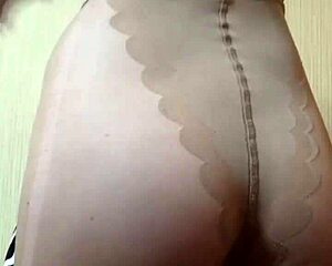 mistress elza koms smothers face with nylon ass demands worship and heels tease