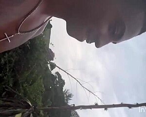 big ass brazilian slut fucked raw in public beach pov interracial