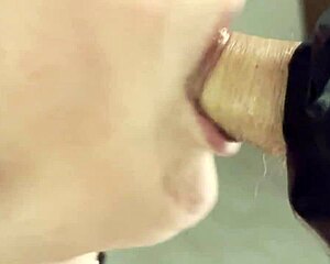 her creamy pussy throbs as i cover it in hot cum, so tight and wet up close...