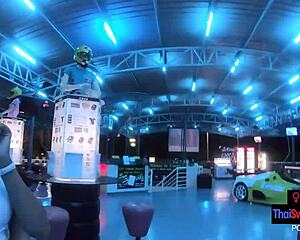 Big Ass Asian GF Fucked Hard After Go-Karting Homemade