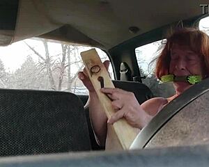 Punishment Part 2! Ballbusting My Sissy Crossdresser's Nuts Hard!