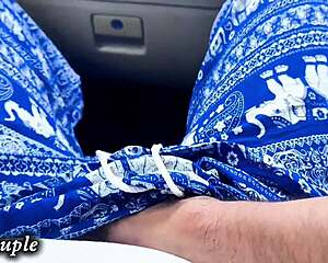 Hot Hijab Wife from Jakarta Uni Sucks Dick Wild in My Car!