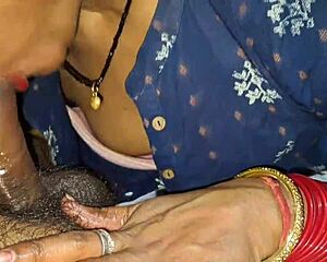 Desi village bhabhi's best massage turns into wild cum in mouth explosion!