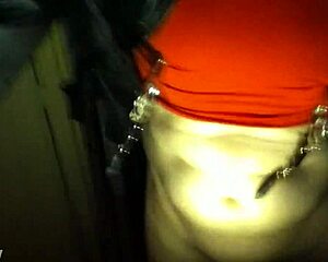 dedicated anal slave drinks piss for mistress in bdsm session