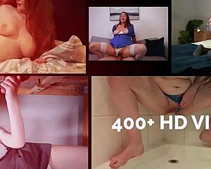 British Brunette Slut Fucks Tinder Date with Cumshot Facial on Natural Tits