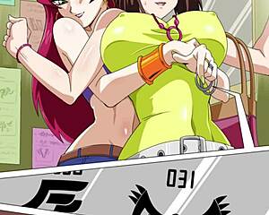 Tea Gardner Sways Big Ass and Tits in Yu-Gi-Oh Erotic Tease