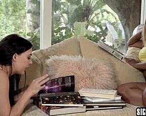 Horny Big Ass Black Lesbian Chanell Heart Fucks Roommate Whitney Wright