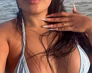 hey brazilian latina wife, ride that pov cock hard in your bikini on the boat