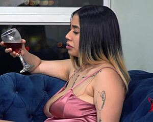 big tits boss devours employee's cock begging for cum!