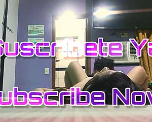 damn esther spreads wide for pussy licking in casting she moans loud!!