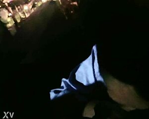 Late night rooftop blowjob almost got us busted