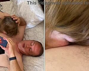 GRANNY CARMEN ANGEL SUCKS MASSIVE COCK DEEP!