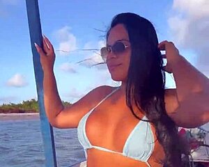 hey brazilian latina wife, ride that pov cock hard in your bikini on the boat