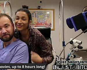 miss marss moans in latex gloves as face gets cum blasted after domination face fucking