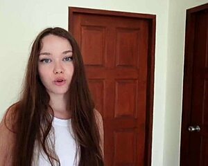 Stepsister's One Bed Hotel Mixup Leads to Rough Teen Fuck Fest