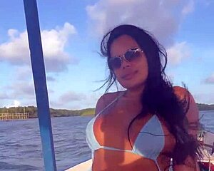 hey brazilian latina wife, ride that pov cock hard in your bikini on the boat
