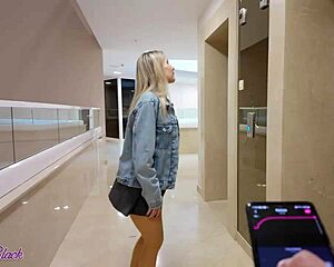Romantic stroll hides vibrator buzzing my pussy