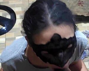 sailor girl face full of cum after blowjob