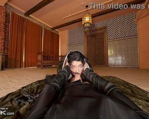 vr conk chani in uniform bounces on atreides monster cock dune cosplay