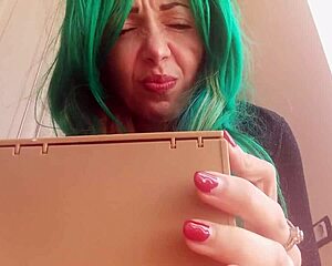 this sexy angry giantess with huge tits big pussy stomps in boots making you worship her feet fetish style