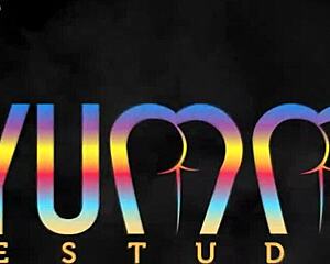 Shy Colombian Beyonce Drilled by Three Monster Cocks in DP