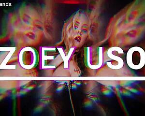 goth slut zoey uso can't get enough of that fishnet fucking action