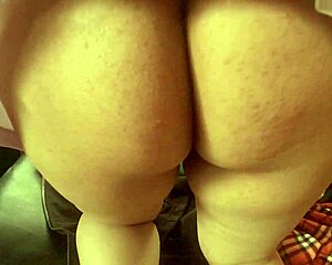 HORNY WIFE Cleans House SIN PANTIES Teasing BALLS in Hot POV Upskirt Video