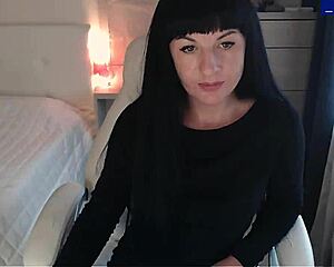 Tamarra Roman Strips Slowly Teasing Perky Nipples and Wiggling Ass in Lingerie
