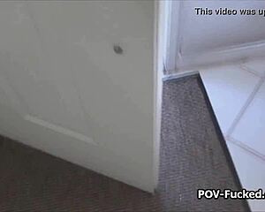 Perky roommate, I fucked her hard for that discount deal!