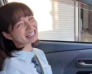 sumire's like i wanna fuck at your place now!! 😍 after beach date she rides her skinny bf hard till cumshot 💦🏖️
