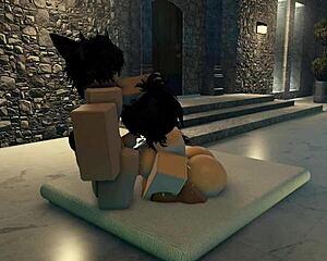 bunny femboy roughly fucks big titty girl's tight hole part 3