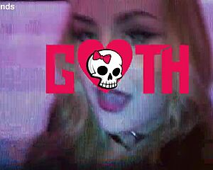 goth slut zoey uso can't get enough of that fishnet fucking action