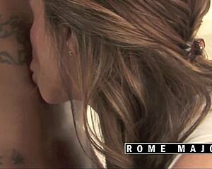 deepthroat nympho arielle ferrara rides rome major's bbc bareback in her wet cunt