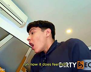 stepbro, i caught you stroking with that toy... wanna feel my tight pussy instead?