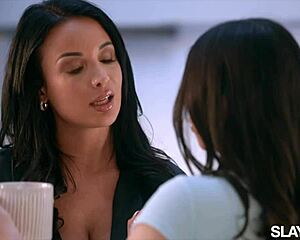 vixenplus teacher anissa kate licks violet's pussy in lingerie lesson