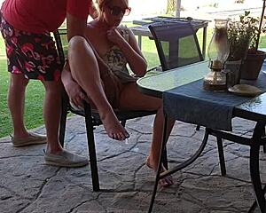 stepmom and i share steamy mutual masturbation standing fuck