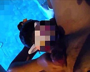 Pinay best friend comforts with extreme blowjob and cum tasting