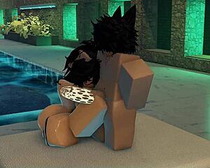 bunny femboy roughly fucks big titty girl's tight hole part 3