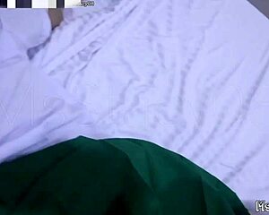 Insan caught watching porn now suck my cock uniform teen