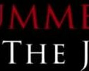 cleo summers rips pantyhose and fingers her big british tits