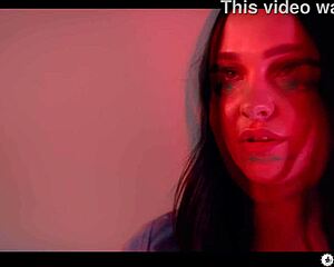 Lesbian vampire Blake Blossom fingers mesmerized slave Rissa May's wet pussy hard