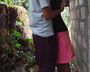 sri lankan skinny wife spreads narrow ass for neighbor's outdoor fuck in public