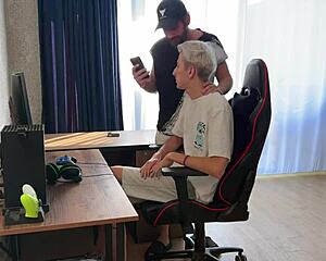 cute boy loses virginity. stepfather makes her squirt with huge dick.