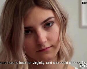 aww my tight virgin snatch stretches wide for first defloration thrill