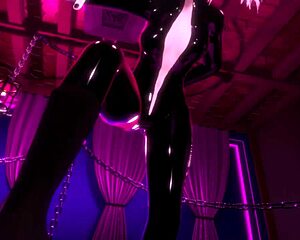 imagine this goth teen pegging you in bdsm fury?